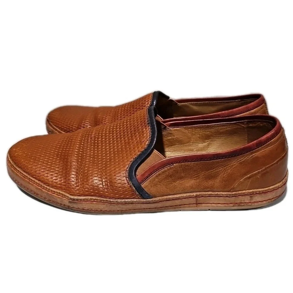 Donald‎ J Pliner Driving Moccasin Loafers Saddle Leather Jefrey Driver Men 11